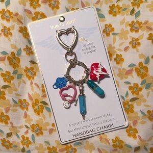 Viral Healthcare Charm Keychain